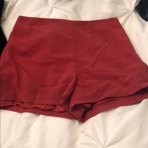 Burnt orange shorts
